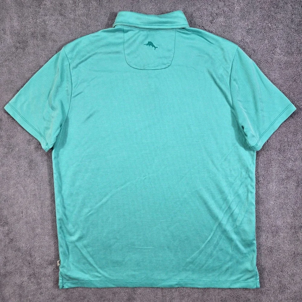 Tommy Bahama Polo Shirt Mens S Green Excellent Modal Blend Short Sleeve ST226187